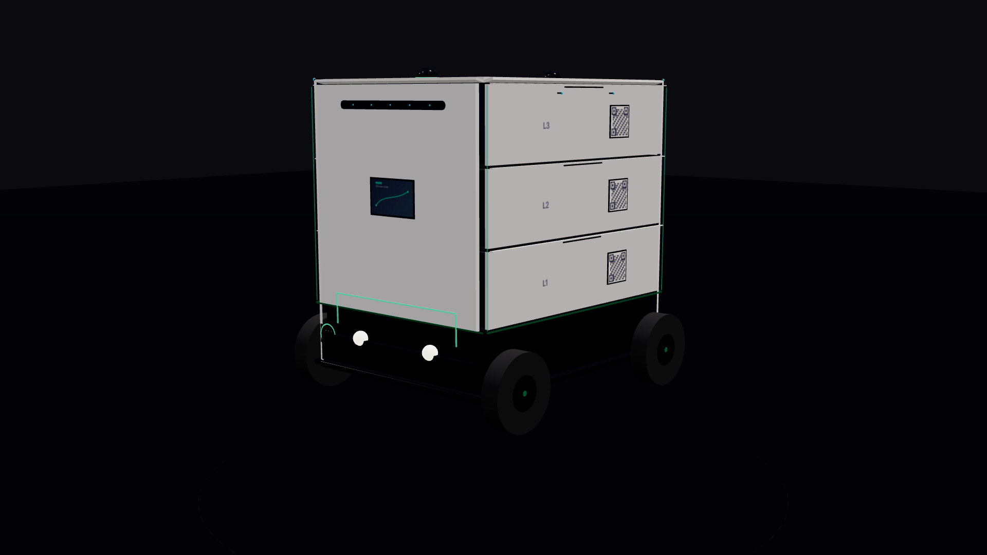 Rear three-quarter — charging area